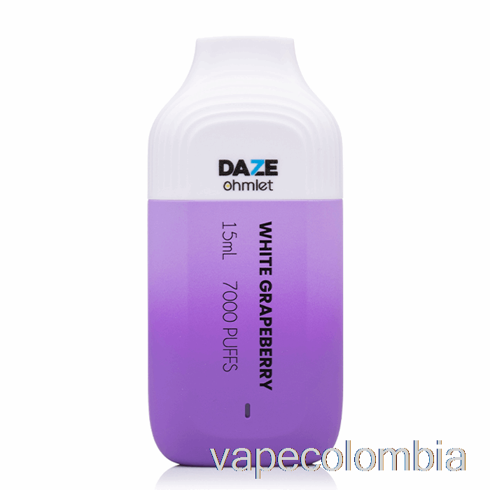 Kit Completo De Vapeo 7 Daze Ohmlet 7000 Desechable Pomelo Blanco